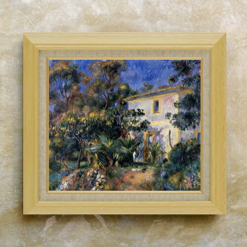 Rakuten - 【油絵 直筆仕上げ】ルノワール アルジェの風景 F10 【額入り】 絵画 販売 10号 油彩 風景画 675×601mm 複製画 送料無料 プレゼント ギフト 開店祝い 開業祝い 退職祝い 新築祝い リビング 玄関 モダン アートフレーム 壁掛け