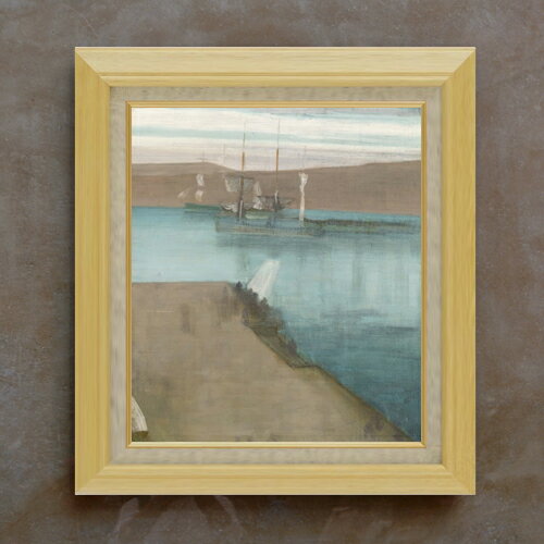 ホイッスラー Valparaiso Harbor  絵画 販売 10号 油彩 抽象画 675×601mm 複製画 送料無料 プレゼント ギフト 開店祝い 開業祝い 退職祝い 新築祝い リビング 玄関 モダン アートフレーム 壁掛け