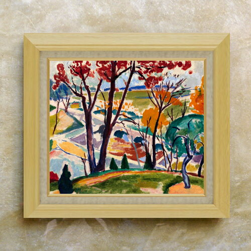 Rakuten - 【油絵 直筆仕上げ】セーイェン Landscape, Bridge, Huntingdon Valley F10 【額入り】 絵画 販売 10号 油彩 抽象画 675×601mm 複製画 送料無料 プレゼント ギフト 開店祝い 開業祝い 退職祝い 新築祝い リビング 玄関 モダン アートフレーム 壁掛け