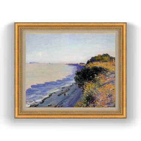 Oil Painting - 【油絵 直筆仕上げ】シスレー ブリストル運河 F12 【油彩 国内生産 インテリア】絵画 販売 12号 風景画 ゴールド額縁 754×648mm 複製画 送料無料 プレゼント ギフト 開店祝い 開業祝い 退職祝い 新築祝い リビング 玄関 モダン 壁掛け