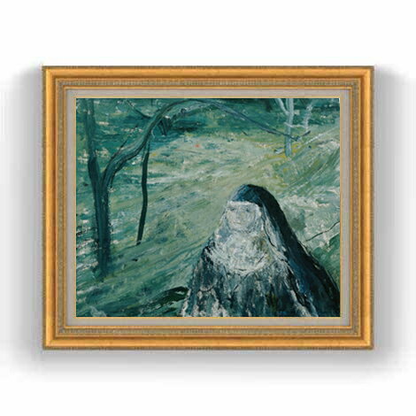 Rakuten - 【油絵 直筆仕上げ】テニー ノンネ F12 【油彩 国内生産 インテリア】絵画 販売 12号 抽象画 額縁 754×648mm 複製画 送料無料 プレゼント ギフト 開店祝い 開業祝い 退職祝い 新築祝い リビング 壁掛け