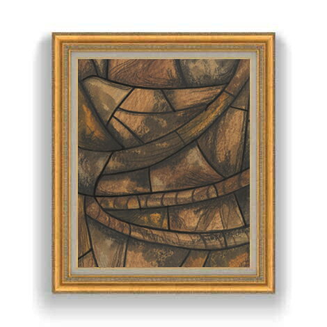 ホルスト Ontwerp voor raam in het Noordertransept F12 絵画 販売 12号 抽象画 額縁 754×648mm 複製画 送料無料 プレゼント ギフト 開店祝い 開業祝い 退職祝い 新築祝い リビング 壁掛け
