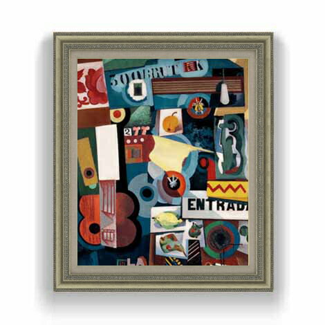 アマデオ・デ・ソウザ・カルドソ Untitled (Entry) F12 絵画 販売 12号 抽象画 ゴールド額縁 754×648mm 複製画 送料無料