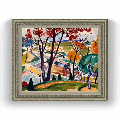セーイェン Landscape, Bridge, Huntingdon Valley F12 絵画 販売 12号 抽象画 額縁 754×648mm 複製画 送料無料 プレゼント ギフト 開店祝い 開業祝い 退職祝い 新築祝い リビング 壁掛け