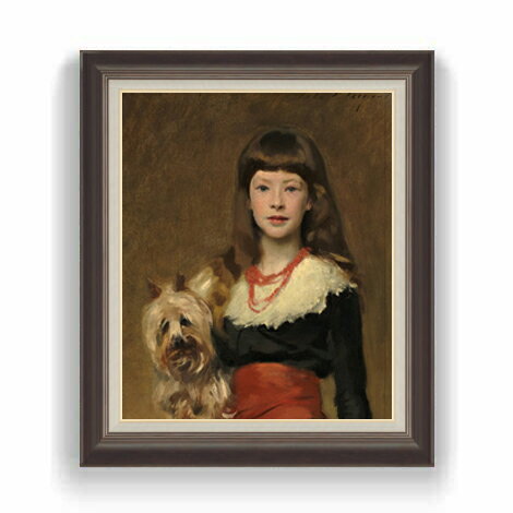 Rakuten - 【油絵 直筆仕上げ】サージェント Miss Beatrice Townsend F12 【油彩 国内生産 インテリア】絵画 販売 12号 人物画 額縁 736×630mm 複製画 送料無料 プレゼント ギフト 開店祝い 開業祝い 退職祝い 新築祝い リビング 壁掛け