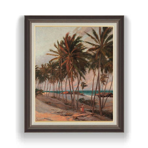 フィゲイレード Praia de Fortaleza F15 絵画 販売 15号 風景画額縁 780×658mm 複製画 送料無料 プレゼント ギフト 開店祝い 開業祝い 退職祝い 新築祝い リビング 壁掛け