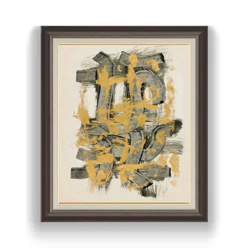 Rakuten - 【油絵 直筆仕上げ】スースター 抽象的なモチーフ F15 【油彩 国内生産 インテリア】絵画 販売 15号 抽象画 額縁 780×658mm 複製画 送料無料 プレゼント ギフト 開店祝い 開業祝い 退職祝い 新築祝い リビング 壁掛け