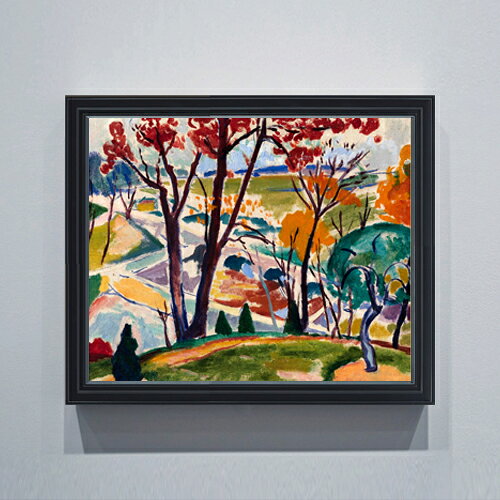 セーイェン Landscape, Bridge, Huntingdon Valley F15 絵画 販売 15号 抽象画 額縁 712×590mm 複製画 送料無料 プレゼント ギフト 開店祝い 開業祝い 退職祝い 新築祝い リビング 玄関 モダン 壁掛け