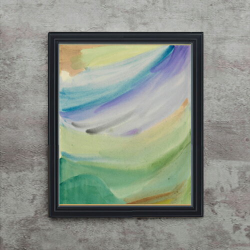 Rakuten - 【油絵 直筆仕上げ】ウィーナー Farbstudien、10 F15 【油彩 アップグレード額】絵画 販売 15号 抽象画 額縁 712×590mm 複製画 送料無料 プレゼント ギフト 開店祝い 開業祝い 退職祝い 新築祝い リビング 玄関 モダン 壁掛け