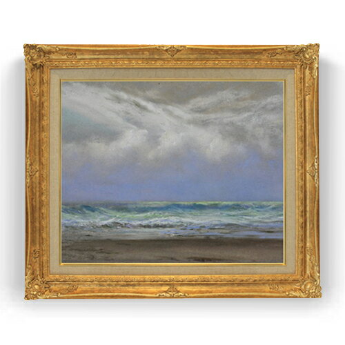 乐天商城 - 【油絵 直筆仕上げ】トライオン A Shift of Wind from East to Northwest F15 【アップグレード額縁】絵画 販売 15号 風景画額縁 781×660mm 複製画 送料無料 プレゼント ギフト 開店祝い 開業祝い 退職祝い 新築祝い リビング 壁掛け