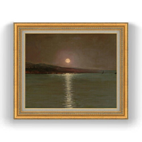 【油絵 直筆仕上げ】ゾナロ Full Moon F15 【油彩 国内生産 インテリア】絵画 販売 15号 風景画額縁 800×678mm 複製画 送料無料 プレゼント ギフト 開店祝い 開業祝い 退職祝い 新築祝い リビング 壁掛け ラッピング