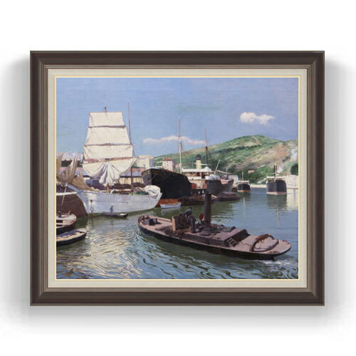 【油絵 直筆仕上げ】アバデス Port of Bilbao F20 【油彩 キャンバス 国内生産 インテリア】絵画 販売 20号 抽象画 863×734mm 複製画 送料無料 贈り物 ギフト 開店祝い 開業祝い 退職祝い 新築祝い リビング 玄関 モダン 壁掛け