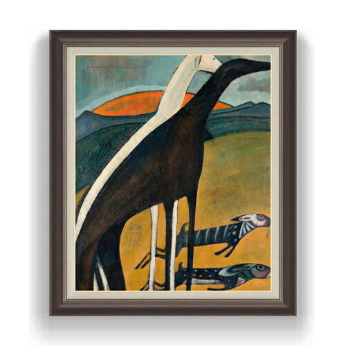 Rakuten - 【油絵 直筆仕上げ】 アマデオ・デ・ソウザ・カルドソ The Greyhounds F20 【額入り】絵画 販売 20号 抽象画 863×734mm 複製画 送料無料 プレゼント ギフト 開店祝い 開業祝い 退職祝い 新築祝い リビング 壁掛け