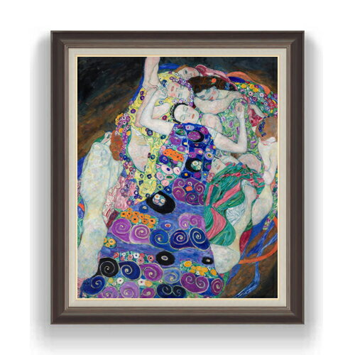 樂天商城 - 【油絵 直筆仕上げ】クリムト The Virgin F20 【額入り】絵画 販売 20号 抽象画 863×734mm 複製画 送料無料 プレゼント ギフト 開店祝い 開業祝い 退職祝い 新築祝い リビング 壁掛け