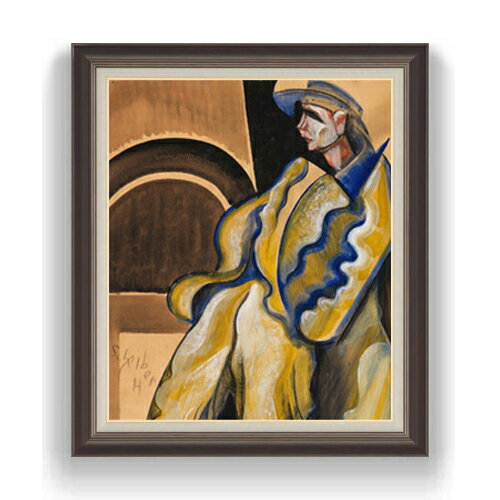 Rakuten - 【油絵 直筆仕上げ】シャイバー デア・マン F20 【額入り】 絵画 販売 20号 油彩 抽象画 863×734mm 複製画 送料無料 プレゼント ギフト 開店祝い 開業祝い 退職祝い 新築祝い リビング アートフレーム 壁掛け