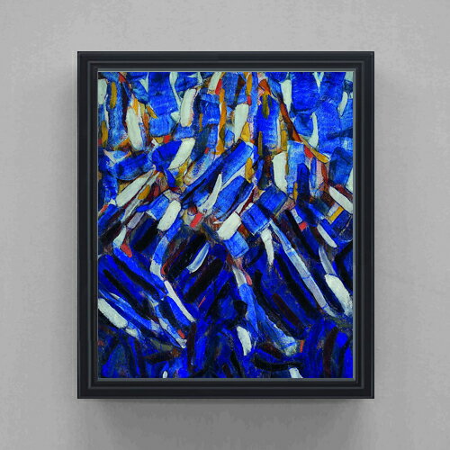 クリスティアン・ロールフス Abstraction (the Blue Mountain) F20 絵画 販売 20号 抽象画 795×673mm 複製画 送料無料