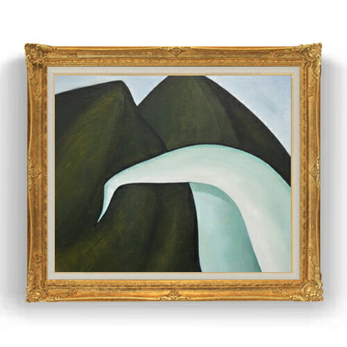 樂天商城 - 【油絵 直筆仕上げ】メアリー・ショア 滝 F20 【アップグレード額縁】 絵画 販売 20号 油彩 抽象画 865×736mm 複製画 送料無料 プレゼント ギフト 開店祝い 開業祝い 退職祝い 新築祝い リビング アートフレーム 壁掛け