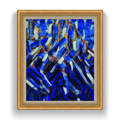 【油絵 直筆仕上げ】クリスティアン・ロールフス Abstraction (the Blue Mountain) F20 【油彩 キャン..