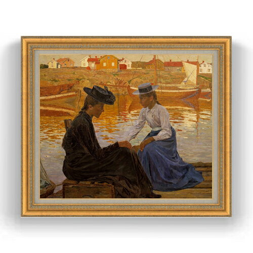 【油絵 直筆仕上げ】ウィルヘルムセン The BayCarl F20 【油彩 キャンバス 国内生産 インテリア】絵画 販売 20号 抽象画 883×754mm 複製画 送料無料 プレゼント ギフト 開店祝い 開業祝い 退職祝い 新築祝い リビング 玄関 モダン 壁掛け