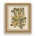 【油絵 直筆仕上げ】スースター 抽象的なモチーフ F20 【額入り】 絵画 販売 20号 油彩 抽象画 883×754mm 複製画 送料無料 プレゼント ギフト...