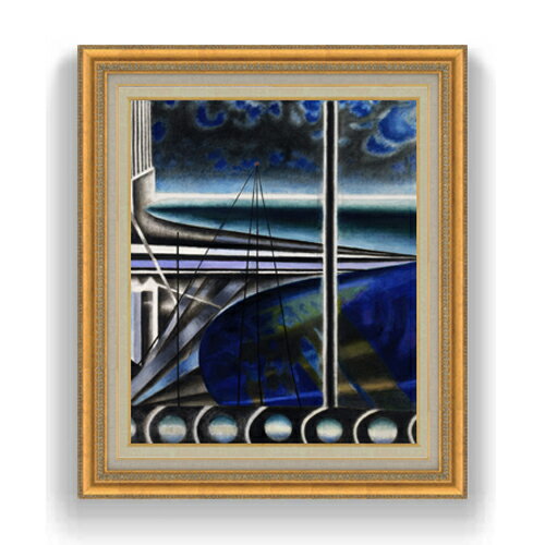 【油絵 直筆仕上げ】ステラ メトロポリタン港 F20 【額入り】 絵画 販売 20号 油彩 抽象画 883×754mm ..