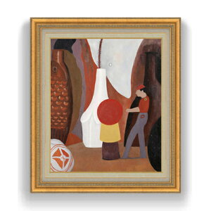 【油絵 直筆仕上げ】トール 機械人間の静物画 F20 【額入り】 絵画 販売 20号 油彩 抽象画 883×754mm 複製画 送料無料 プレゼント ギフト 開店祝い 開業祝い 退職祝い 新築祝い リビング 玄関 モダン アートフレーム 壁掛け