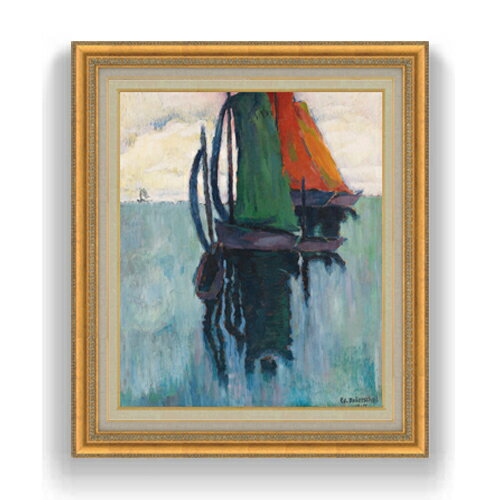 Rakuten - 【油絵 直筆仕上げ】ドレルシェル ウィンドスティル F20 【額入り】 絵画 販売 20号 油彩 抽象画 883×754mm 複製画 送料無料 プレゼント ギフト 開店祝い 開業祝い 退職祝い 新築祝い リビング 玄関 モダン アートフレーム 壁掛け