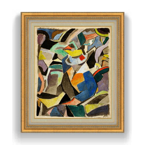 【油絵 直筆仕上げ】ニューマン 抽象的 F20 【額入り】 絵画 販売 20号 油彩 抽象画 883×754mm 複製画 ..