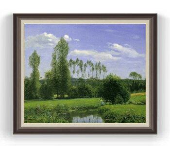 【油絵 直筆仕上げ】クロード・モネ ルエルの眺め F30サイズ 【油彩 国内生産 インテリア】絵画 販売 3..