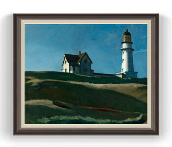 絵自体（キャンバス）の大きさ　910×727mm 【お届け日数】 ご注文日から　14-22日以内　に到着いたします。 ※一部在庫商品は早期出荷可能の場合がございます。 お急ぎに際は別途Eメールにてお問い合わせください。 お問い合わせメールアドレス 　shopmaster@artrest.jp 【留意事項】 ※注文個数によりお届け日が変わることがあります。 ※直筆仕上げ商品のため色彩が若干異なる場合がございますので 予めご了承くださいませ。 絵画 販売 インテリア 油絵 油彩 壁掛け 複製画 風景画 ゴッホ モネ ルノワール その他 静物画 肖像画 アート プレゼント 開業祝い 退職祝い 新築祝い 玄関 リビングアート 風水 縁起 フレーム 贈り物エドワード・ホッパー Lighthouse