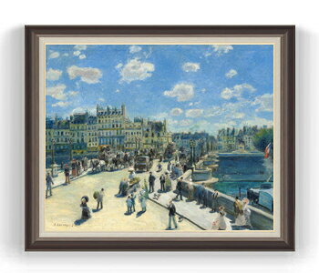 絵自体（キャンバス）の大きさ　910×727mm 【お届け日数】 ご注文日から　14-22日以内　に到着いたします。 ※一部在庫商品は早期出荷可能の場合がございます。 お急ぎに際は別途Eメールにてお問い合わせください。 お問い合わせメールアドレス 　shopmaster@artrest.jp 【留意事項】 ※注文個数によりお届け日が変わることがあります。 ※直筆仕上げ商品のため色彩が若干異なる場合がございますので 予めご了承くださいませ。 絵画 販売 インテリア 油絵 油彩 壁掛け 複製画 風景画 ゴッホ モネ ルノワール その他 静物画 肖像画 アート プレゼント 開業祝い 退職祝い 新築祝い 玄関 リビングアート 風水 縁起 フレーム 贈り物ルノワール ポンヌフ、パリ