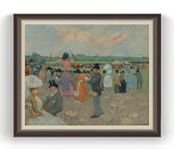 絵自体（キャンバス）の大きさ　910×727mm 【お届け日数】 ご注文日から　14-22日以内　に到着いたします。 ※一部在庫商品は早期出荷可能の場合がございます。 お急ぎに際は別途Eメールにてお問い合わせください。 お問い合わせメールアドレス 　shopmaster@artrest.jp 【留意事項】 ※注文個数によりお届け日が変わることがあります。 ※直筆仕上げ商品のため色彩が若干異なる場合がございますので 予めご了承くださいませ。 絵画 販売 インテリア 油絵 油彩 壁掛け 複製画 風景画 ゴッホ モネ ルノワール その他 静物画 肖像画 アート プレゼント 開業祝い 退職祝い 新築祝い 玄関 リビングアート 風水 縁起 フレーム 贈り物フォレイン ロンシャンでのレース