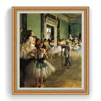 額縁外寸サイズ ---------------------------------------------- ゴールドC/シルバーC 1070×887mm ブラウン 1070×887mm ベーシックB 1065×883mm クラシックゴールド/クラシックシルバー 1039×857mm ---------------------------------------------- 絵自体（キャンバス）の大きさ　910×727mm 【お届け日数】 ご注文日から約2週間で到着いたします。 ※一部在庫商品は早期出荷可能の場合がございます。 お急ぎに際は別途Eメールにてお問い合わせください。 お問い合わせメールアドレス 　shopmaster@artrest.jp 【留意事項】 ※注文個数によりお届け日が変わることがあります。 ※直筆仕上げ商品のため色彩が若干異なる場合がございますので 予めご了承くださいませ。 絵画 販売 インテリア 油絵 油彩 壁掛け 複製画 風景画 ゴッホ モネ ルノワール その他 静物画 肖像画 アート プレゼント 開業祝い 退職祝い 新築祝い 玄関 リビングアート 風水 縁起 フレーム 贈り物ドガ バレエのレッスン