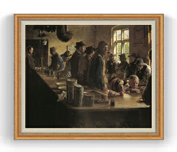 樂天商城 - 【油絵 直筆仕上げ】クロイヤー A the victualler's when there is no fishing F30サイズ 【油彩 国内生産 インテリア】絵画 販売 30号 大きな絵画サイズ 額入り 風景画 額縁 1070×887mm 複製画 送料無料