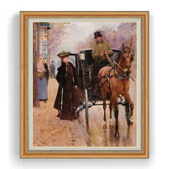 ジャン・ベロー Photogravure aquarellee F30サイズ 絵画 販売 30号 大きな絵画サイズ 額入り 風景画 額縁 1070×887mm 複製画 送料無料
