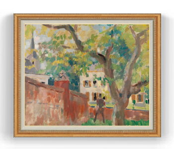 【油絵 直筆仕上げ】ウーターズ 古いクルミの木 F30サイズ 【油彩 国内生産 インテリア】絵画 販売 30号 大きな絵画サイズ 額入り 抽象画 額縁 1070×887mm 複製画 送料無料