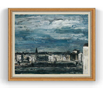 【油絵 直筆仕上げ】テニーグラーツのムルファーの月夜 F30サイズ 【油彩 国内生産 インテリア】絵 ...