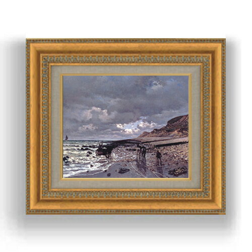 額縁外寸サイズ ---------------------------------------------- ゴールドC/シルバーC 422×370mm ブラウン/ベーシック 420×368mm ---------------------------------------------- 絵自体（キャンバス）の大きさ　273×220mm 付属品：吊り紐、吊り金具（額側）、表面透明板 ※一部在庫商品は早期出荷可能の場合がございます。 お急ぎに際は別途Eメールにてお問い合わせください。 お問い合わせメールアドレス 　shopmaster@artrest.jp 留意事項 ・ラッピング包装希望の場合は次々画面注文備考欄に記載ください。 ・直筆仕上げ商品のため色彩が若干異なる場合がございますので 予めご了承くださいませ。 絵画 販売 インテリア 油絵 油彩 壁掛け 複製画 風景画 ゴッホ モネ ルノワール その他 静物画 肖像画 アート プレゼント 開業祝い 退職祝い 新築祝い 玄関 リビングアート 風水 縁起 フレーム 贈り物クロード・モネ 引き潮のラ・エーヴ岬