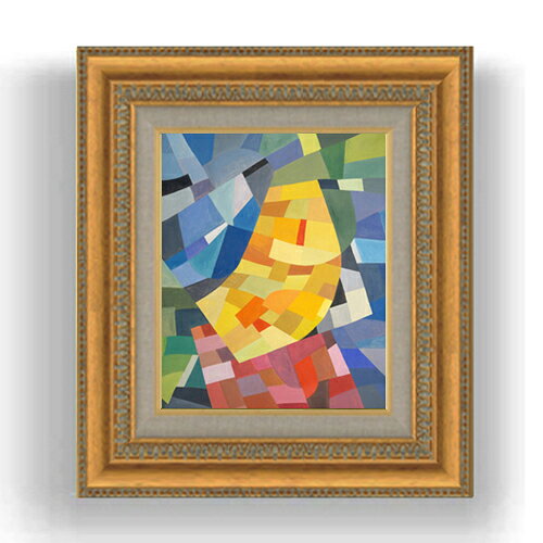 【油絵 直筆仕上げ】フロイントリッヒ コンポジション F3サイズ 額入り 油絵直筆仕様げ 422×370mm 額縁板 ｜ 絵画 アート インテリア 壁掛け ラッピング複製画