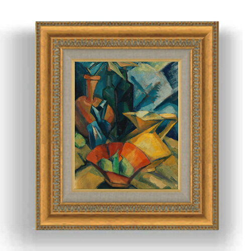 【油絵 直筆仕上げ】ヨハンセン クルッグの静寂 F3サイズ 額入り 油絵直筆仕様げ 422×370mm 額縁ガラス板 ｜ 絵画 アート インテリア 壁掛け複製画