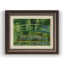 【油絵 直筆仕上げ】クロード・モネ 白い睡蓮 F4 【額入り】 絵画 販売 4号 油彩 風景画 461×370mm 複製画 送料無料 プレゼント ギフト 開店祝...