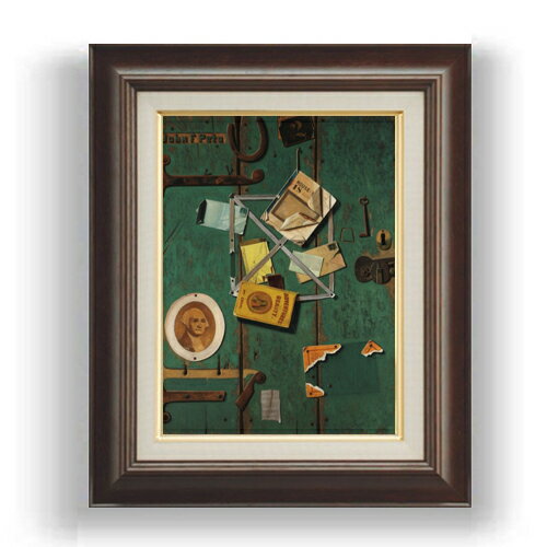 Rakuten - 【油絵 直筆仕上げ】ジョン・F・ペト A Closet Door F4 【額入り】 絵画 販売 4号 油彩 人物画 461×370mm 複製画 送料無料 プレゼント ギフト 開店祝い 開業祝い 退職祝い 新築祝い リビング 玄関 モダン 壁掛け