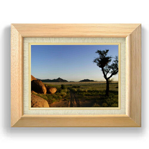 【油絵 直筆仕上げ】カントリーロード F4サイズ 額入り 【キャンバス・額縁】 油彩 風景画 オリジナル..