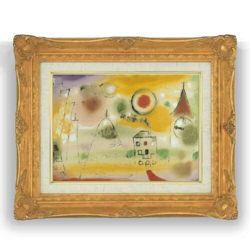 パウル・クレー WinterDay,Shortly before Noon F4  絵画 販売 4号 油彩 抽象画 467×377mm 複製画 送料無料 プレゼント ギフト 開店祝い 開業祝い 退職祝い 新築祝い リビング 壁掛け