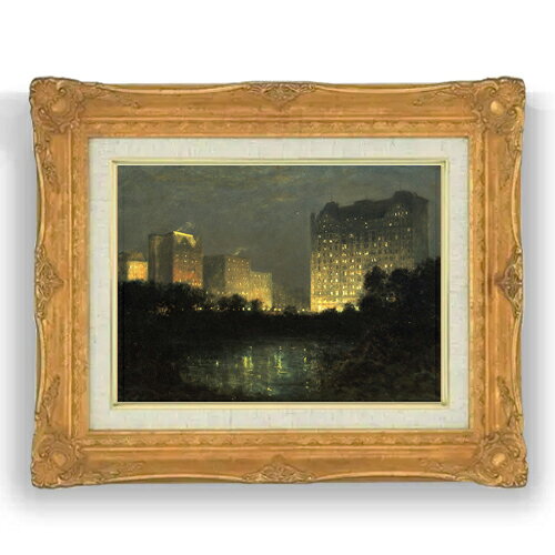 デリック The PlazaWilliam F4  絵画 販売 4号 油彩 人物画 467×377mm 複製画 送料無料 プレゼント ギフト 開店祝い 開業祝い 退職祝い 新築祝い リビング 壁掛け