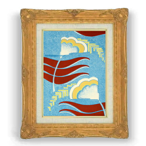 Rakuten - 【油絵 直筆仕上げ】セギュイ プリズムス3 F4 【アップグレード額縁】 絵画 販売 4号 油彩 抽象画 467×377mm 複製画 送料無料
