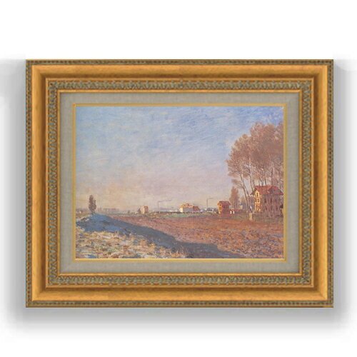 額縁外寸サイズ ---------------------------------------------- ゴールドC/シルバー 481×391mm ブラウンB 461×370mm ベーシック 479×389mm クラシックゴールドC/クラシックシルバー 475×385mm ---------------------------------------------- 付属品：吊り紐、吊り金具（額側）、表面ガラス/アクリル板 絵自体（キャンバス）の大きさ　333×242mm ※一部在庫商品は早期出荷可能の場合がございます。 お急ぎに際は別途Eメールにてお問い合わせください。 お問い合わせメールアドレス 　shopmaster@artrest.jp 留意事項 ・ラッピング包装希望の場合は次々画面注文備考欄に記載ください。 ・直筆仕上げ商品のため色彩が若干異なる場合がございますので 予めご了承くださいませ。 絵画 販売 インテリア 油絵 油彩 壁掛け 複製画 風景画 ゴッホ モネ ルノワール その他 静物画 肖像画 アート プレゼント 開業祝い 退職祝い 新築祝い 玄関 リビングアート 風水 縁起 フレーム 贈り物クロード・モネ コロンブの平原、雪