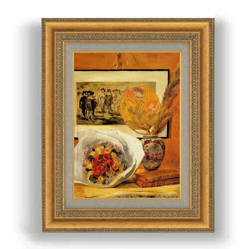 Painting - 【油絵 直筆仕上げ】ルノワール 花束 F4 【額入り】 絵画 販売 4号 油彩 風景画 481×391mm 複製画 送料無料 プレゼント ギフト 開店祝い 開業祝い 退職祝い 新築祝い リビング 玄関 モダン 壁掛け