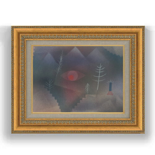 Rakuten - 【油絵 直筆仕上げ】パウル・クレー Glanceof a Landscape F4 【額入り】 絵画 販売 4号 油彩 抽象画 481×391mm 複製画 送料無料 プレゼント ギフト 開店祝い 開業祝い 退職祝い 新築祝い リビング 玄関 モダン 壁掛け