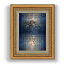 【油絵 直筆仕上げ】パウル・クレー 蛾の踊り F4 【額入り】 絵画 販売 4号 油彩 抽象画 481×391mm 複製画 送料無料 プレゼント ギフト 開店祝...